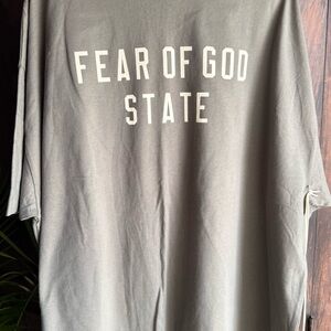Fear of God Oversized State Tee - Gray